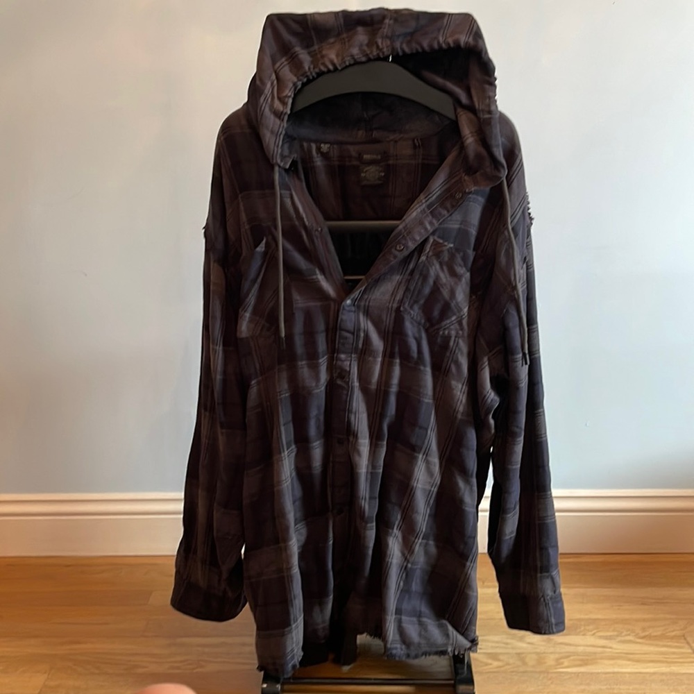 Buffalo hooded shirt!